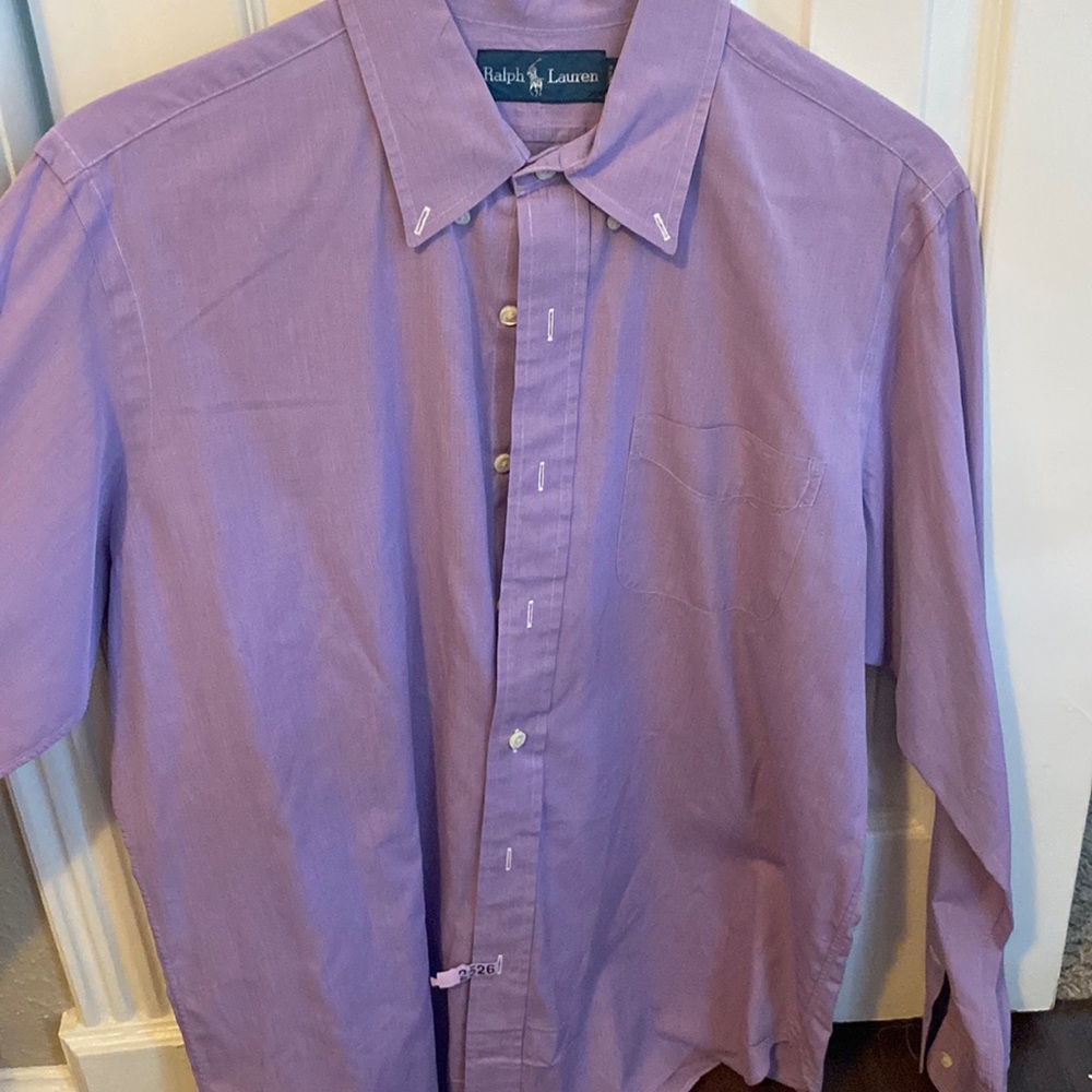 Purple dress shirt from Ralph Lauren. Only worn once.